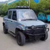 Picture of 4WD 4x4 Double Cab 4 Seats Mini Electric Power Passenger Pick Up Truck