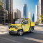 Picture of LUQI 6000W 2-Seater Electric Mini Pick up Truck High-Speed New Energy Vehicle Powered by Battery