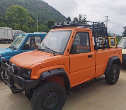 Picture of 4X4 Single Cab Lowest price Chinese Mini Passenger Electric Pick Up Truck Pickman XR