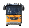 Picture of electric garbage vehicle dustbin transfer vehicle electric mini cargo truck with tailplate
