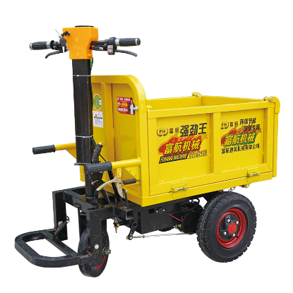 Picture of Hand push three door transport vehicle Concrete Vehicle Wheelbarrow Electric Dump Tricycle