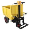 Picture of Hand push three door transport vehicle Concrete Vehicle Wheelbarrow Electric Dump Tricycle