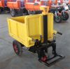 Picture of Hand push three door transport vehicle Concrete Vehicle Wheelbarrow Electric Dump Tricycle