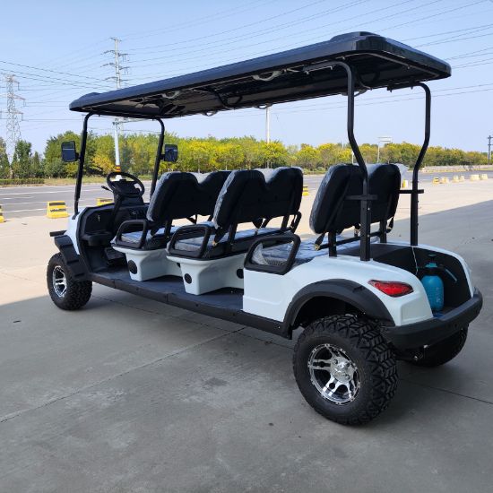 Picture of WINTAO 2024 New Style facing forward UTV 6 Seater  Golf Cart Lithium Lifted Electric Golf Cart Personal Transportation Vehicle
