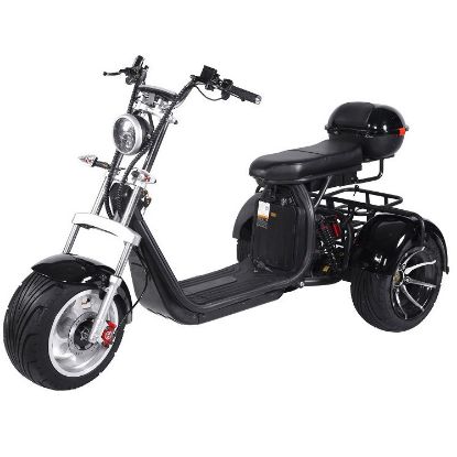 Picture of Hot Sale Warehouse EEC COC Adult Three Wheel Citycoco Golf Cart 60V 20Ah 2000W Tricycle 3 Wheel Citycoco electric Tricycle