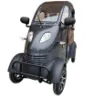 Picture of New Small Enclosed Electric Motorcycle Scooter Four Wheel Electric Car Low Speed