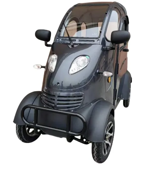 Picture of New Small Enclosed Electric Motorcycle Scooter Four Wheel Electric Car Low Speed