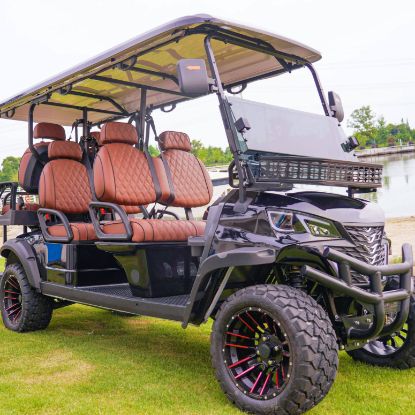 Picture of NEW 4 Seats Lifted Offroad Electric Hunting Golf Cart Buggy for sale