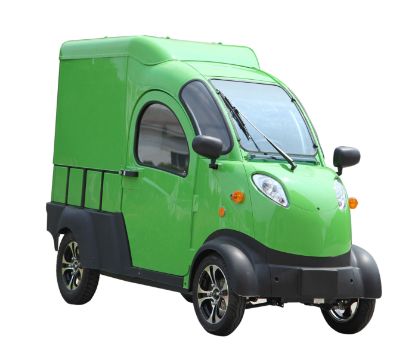 Picture of EV Car Chinese Low Speed Electric transporter car eec Delivery Van Vehicles For Handicapped Persons with gasoline engine