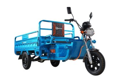 Picture of Economical and Lightweight Electric Three-Wheeled Cargo Carts Open Body Type Transport Vehicles