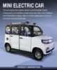 Picture of 1000w Adults Small Household Good Look Mini Four Seats Electric New Energy Vehicles Electric Car  Mini Electric Small Car