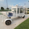 Picture of Funeral Buggy Electric Horse Hearse Manufacturer High Quality  White Black Chariot Horse Drawn Hearse