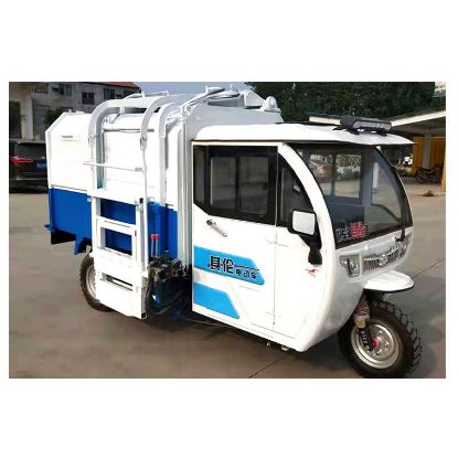 Picture of High Quality New Energy Garbage Collector Three Wheel Truck Garbage Removal Electric Sanitation Car