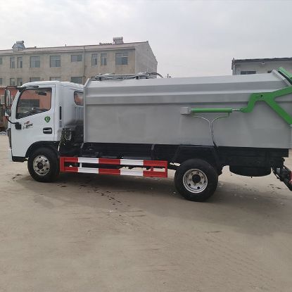 Picture of High Quality Eco-Friendly Compression Garbage Transport Vehicle Hanging Bucket Compression Garbage Truck