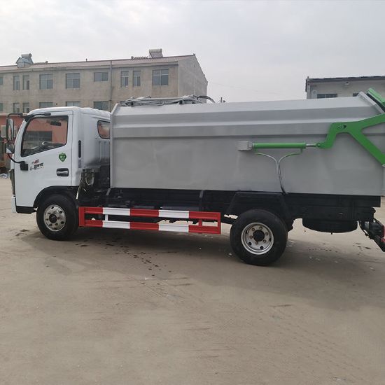 Picture of High Quality Eco-Friendly Compression Garbage Transport Vehicle Hanging Bucket Compression Garbage Truck
