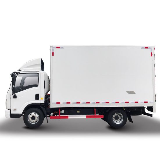 Picture of Huanyu auto China Chenglong L2 4x2 4-Wheeler cargo truck ev truck Vehicle Wholesale Price electric light truck for sale