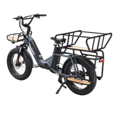 Picture of Efficient Dual Battery 20in Electric Cargo Bike for Sustainable Transport