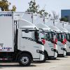 Picture of New energy electric automatic 4x2 custom transport vegetables, food and fish frozen refrigerated van