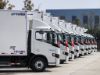 Picture of New energy electric automatic 4x2 custom transport vegetables, food and fish frozen refrigerated van