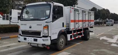 Picture of Anti-Explosive Transit Truck 2024 New Sinotruk HOWO Light Truck Tipper Dump Trucks 7Ton 8Ton 9Ton 10Ton