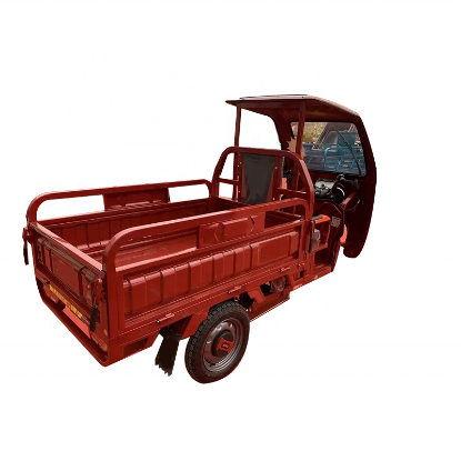 Picture of Semi-Closed Electric Tricycle Hauling Semi-Top Load 60V Cargo Motorcycle Power 200 Motorcycle with Cabin 2 Wheels