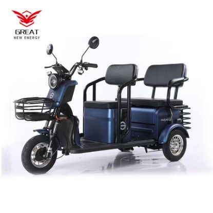 Picture of Three Wheeled Motorcycles Electric Tricycles 1000w Adult Electric Freight Transportation Leisure Bicycles Tricycles