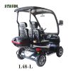 Picture of Hot Sale 1500W Double Seat Ebike 4 Wheel Electric Mobility Scooter City Electric Golf Cart With Roof