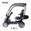 Picture of Hot Sale 1500W Double Seat Ebike 4 Wheel Electric Mobility Scooter City Electric Golf Cart With Roof